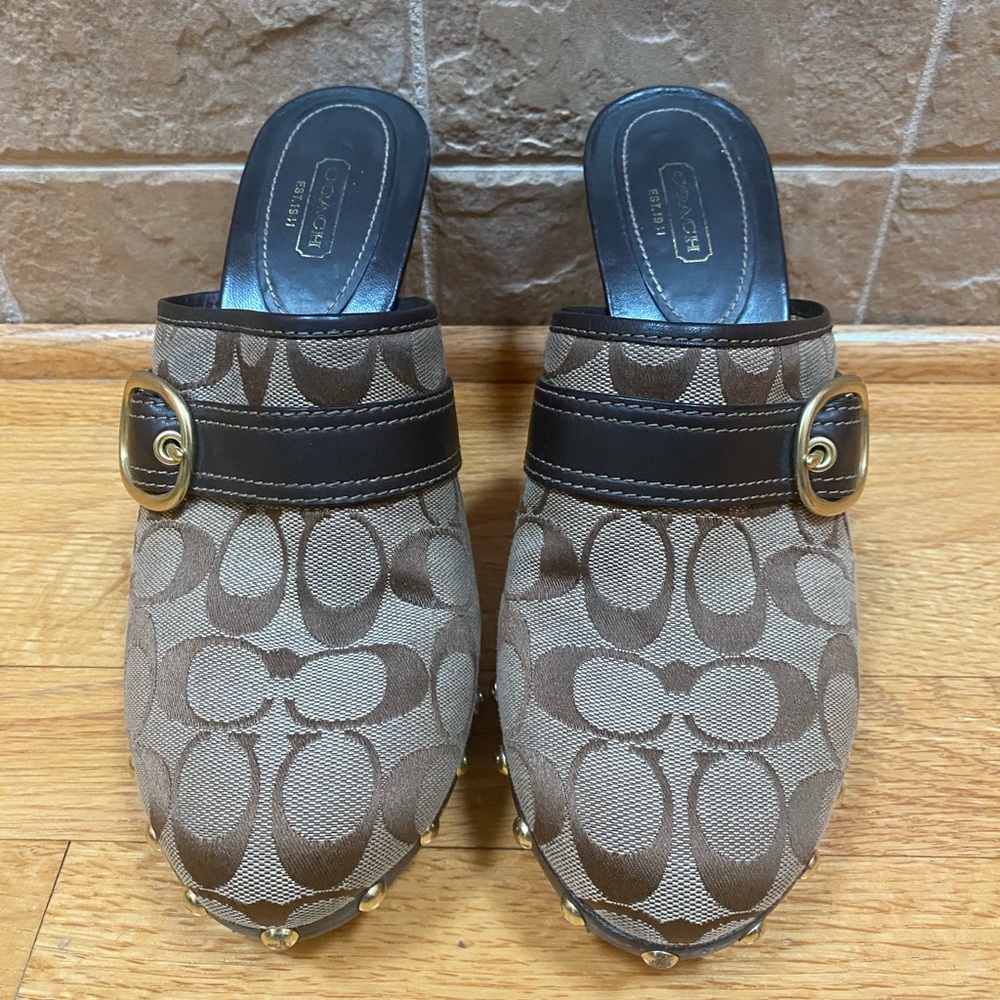Coach Monogram Clogs - image 2